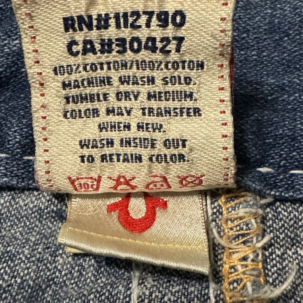 Vintage True Religion Billy Super T Jeans Mens 36x30 Made in USA Y2K